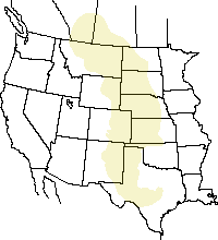 map of Great Plains bio-geographic region